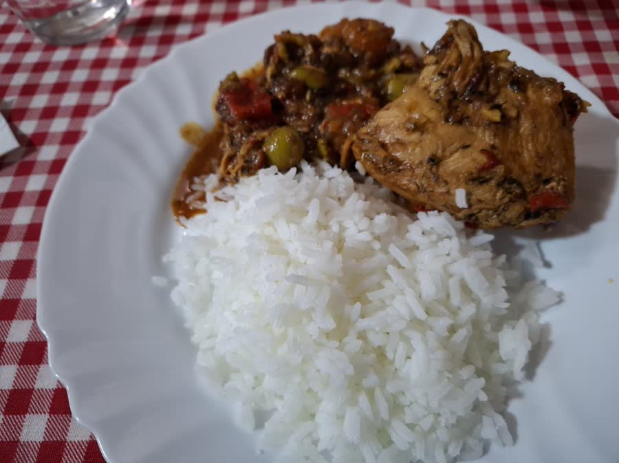 Ghormeh Sabzi with Rice