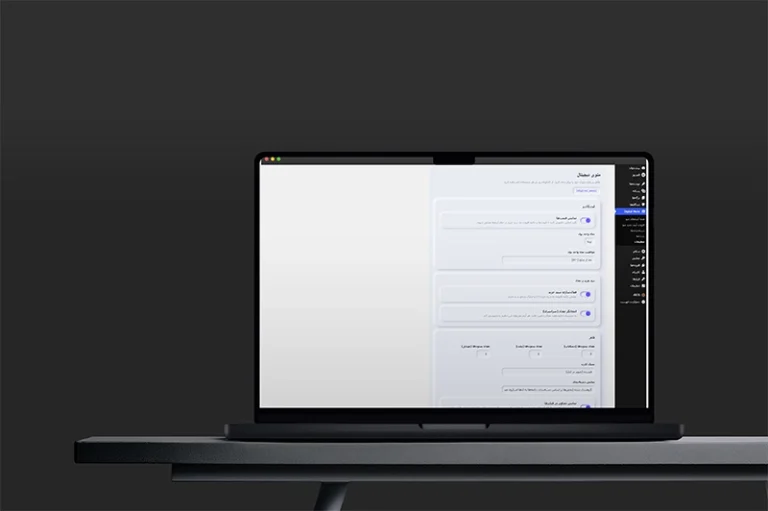 پنل تنظیمات منو دیجیتال سفره خانه سندباد